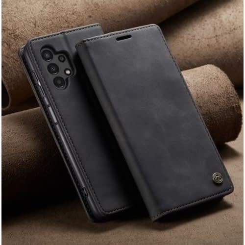 Leather Flip Stand Wallet Case With Card Slots For Samsung Galaxy A13 4g