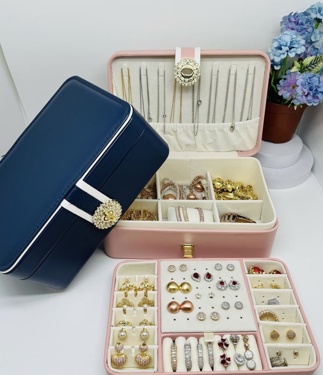 2-Layer Jewelries Luxury Storage Box