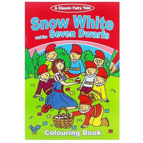 A Classic Fairy Tale Colouring Book - Snow White And The Seven Dwarfs