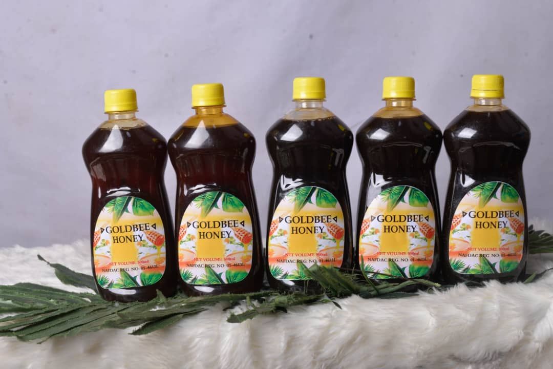 Pure Undiluted Natural GOLDBEE HONEY 500ML X 5