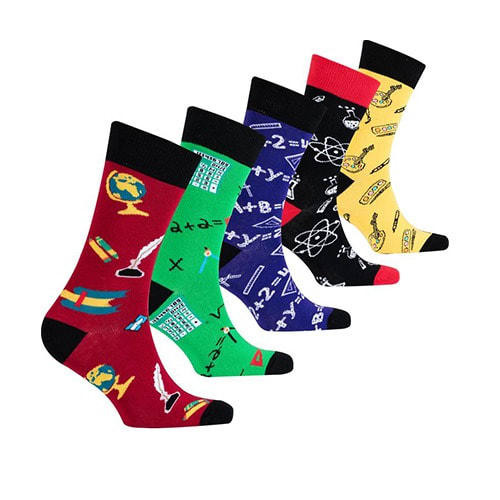 Men&rsquo;s Luxury Colorful Dress Socks - 5-pairs - Pack 20