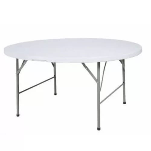 Round Plastic Folding Table 5-feet