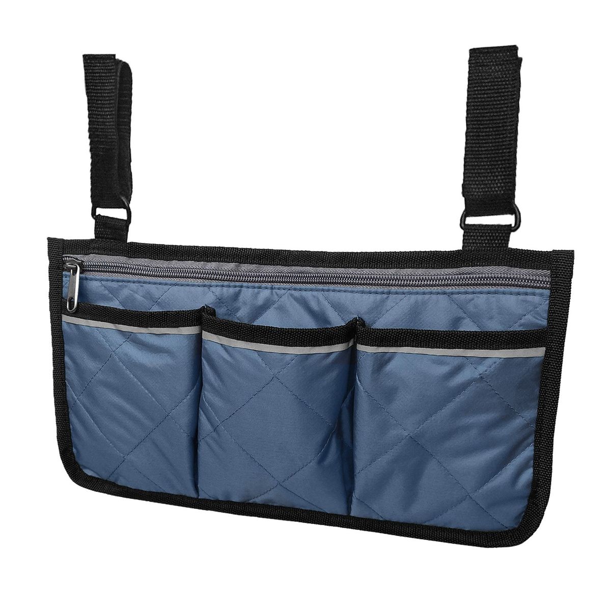 Wheelchair Armrest Side Bags With Reflective Strips