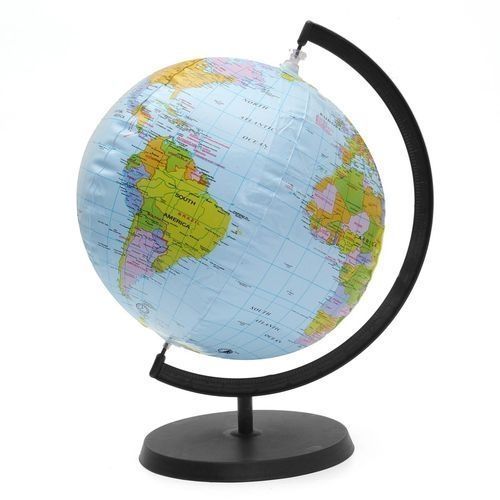 Inflatable World Globe Earth Teaching Geography Map