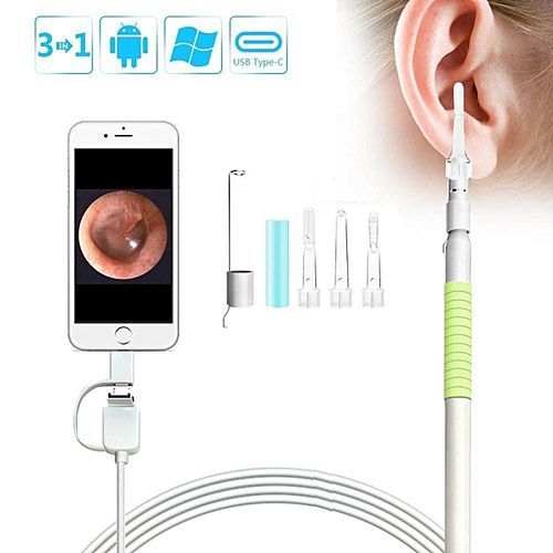 Teepao Otoscope Ear Endoscope , 1.3 Megapixels 720P HD Ear