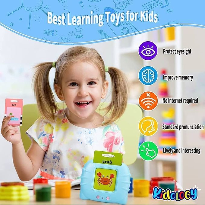 Pocket Vocab Talking Flash Cards, 2-8 Years Kids Learning