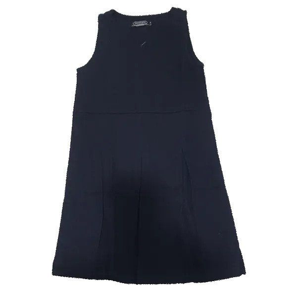 Girls Center Zip Pinafore