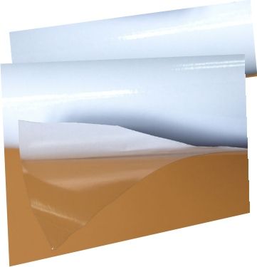 Two Rolls Transparent Sticker Paper 42" By 36"