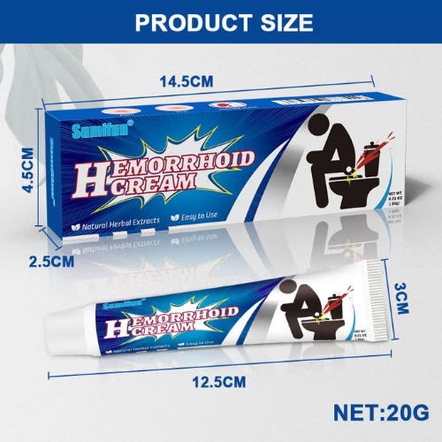 Sumifun Instant External Hemorrhoids Ointment Relieve Anal Pain Cream - 20g