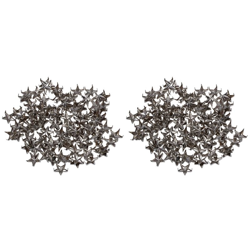 200 7Mm Star Studs Spots Punk Rock Nailheads Kes For Bag Shoes Let