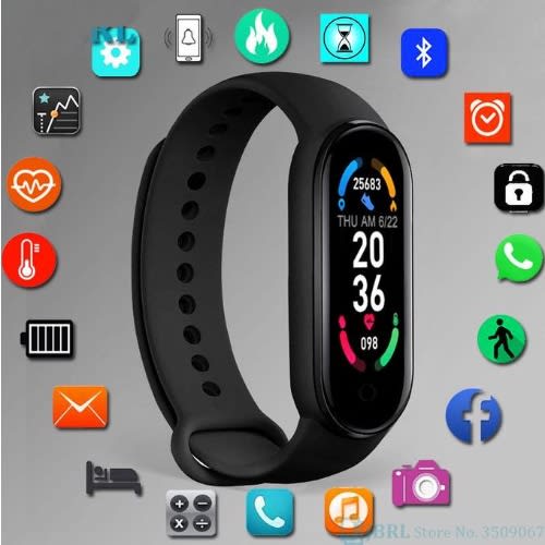 M6 Health Bracelet + Blood Pressure Monitor Smart Watch