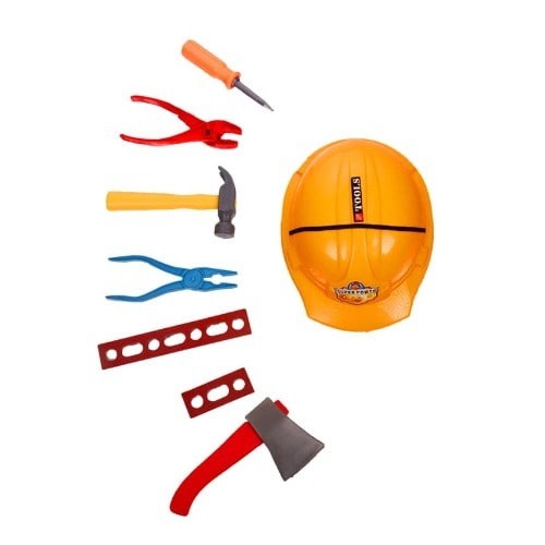 Kid's Engineer Costume- Helmet And Tools