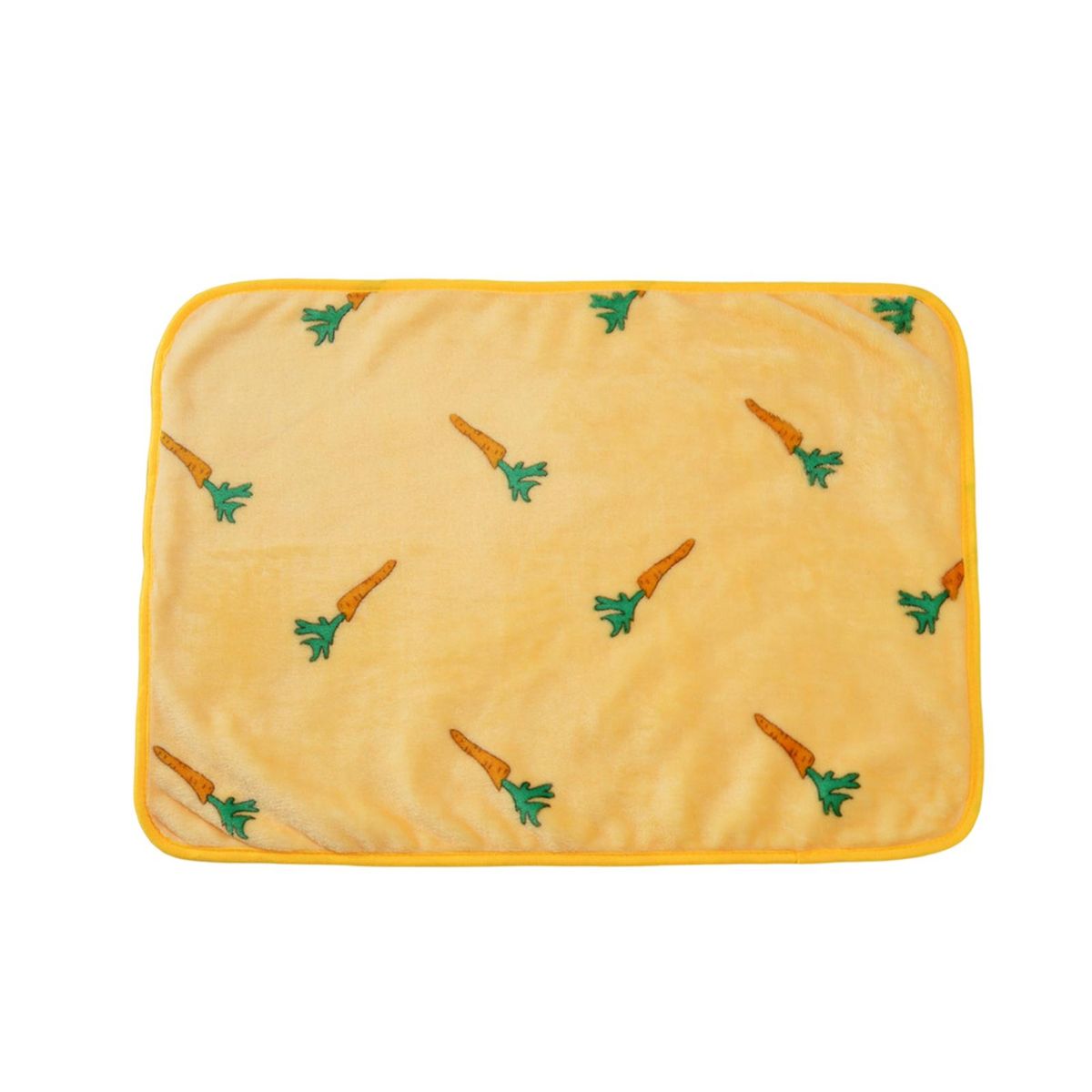Pet Cushion Warm Carrot Pattern Puppy Mat Orange