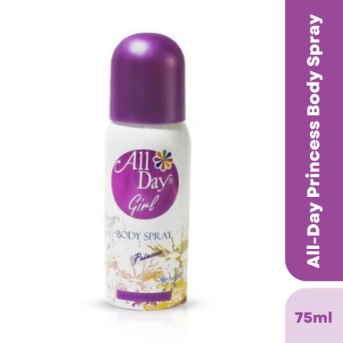 All Day Girl Princess Body Spray for Women - 75 ml