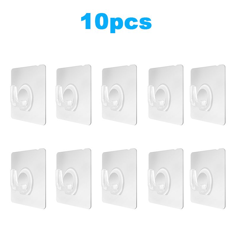 Transparent Wall Hook Hanger Self Adhesive Hook