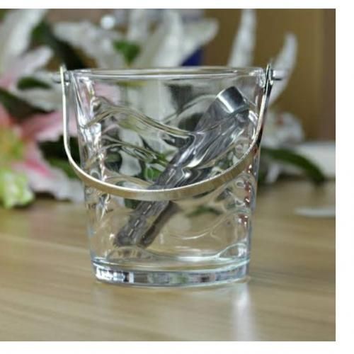 Mini Glass Ice Bucket With Ice Picker - 1L