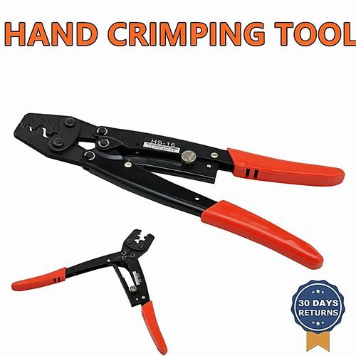 Heavy Duty Professional Terminal Crimping Tool With Ratchet Operation 50 Amp Anderson Plug