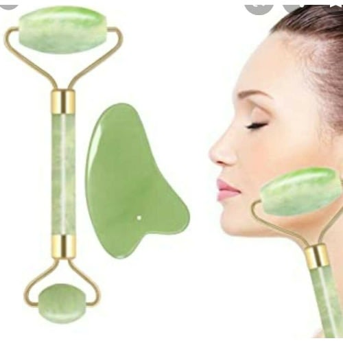 Jade Roller Facial Massager Natural Massage Stone