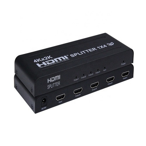Hdmi Splitter  1 Input 4 Output  1.4b 4k&2k