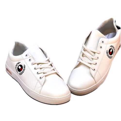 Vogue Lace Up Sneakers - White