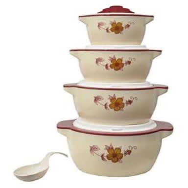 Spark Gold Hot Pots - Set Of 4