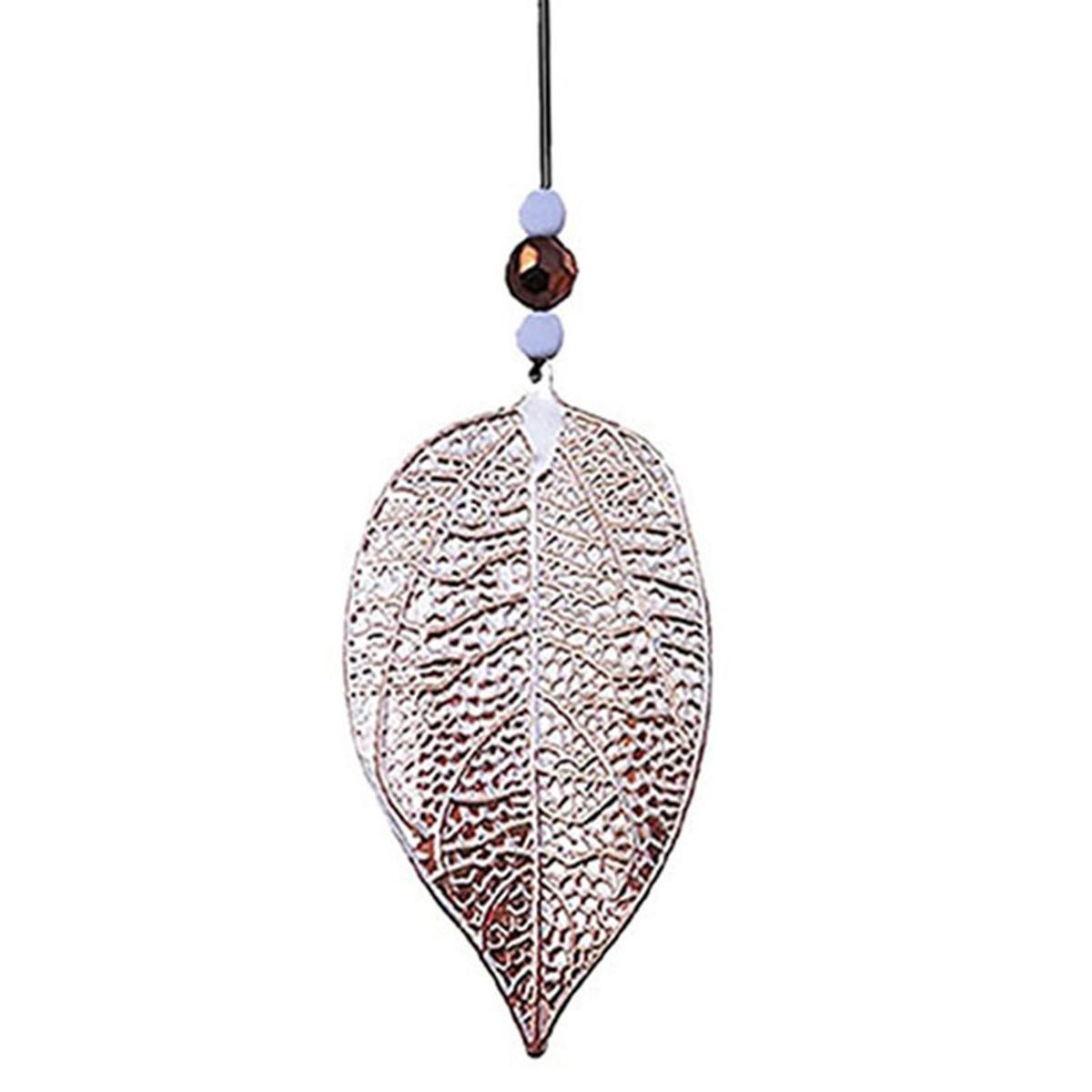 Hanging Decoration Decorative Glitter Leaf Decorative Hanger Champaign Gold