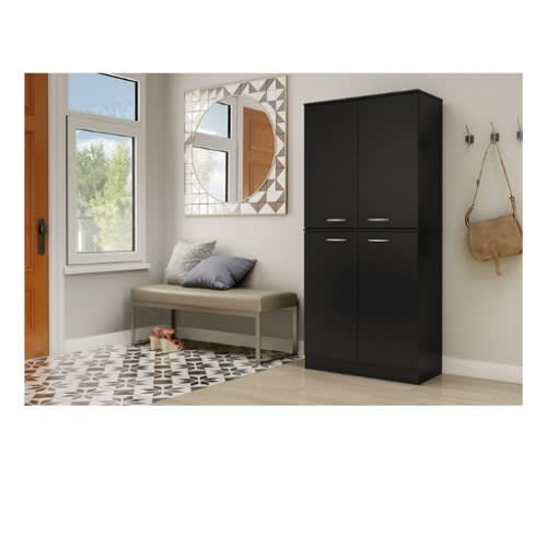 Sadia Besant Wardrobes - Pure Black 32"