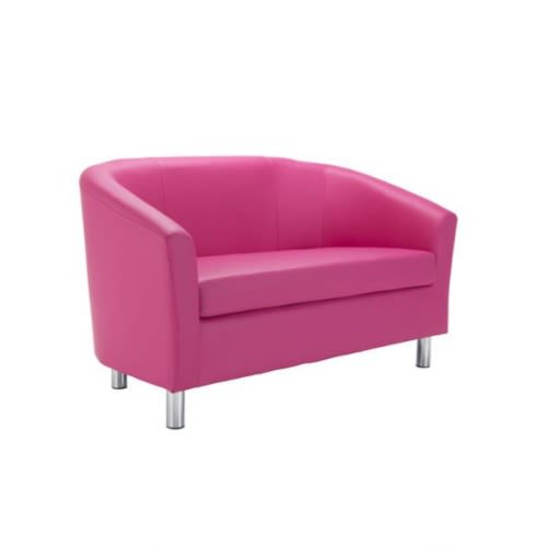 3 Seaters Sofa Bucket Chair - Pink