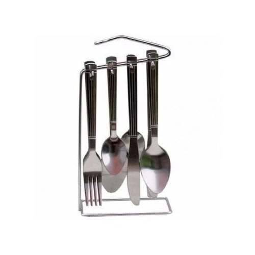 Stainless Table Spoons, Knives & Forks - 24pcs