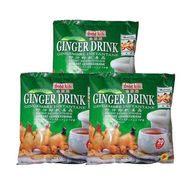 Instant Natural Ginger Drink with Honey - 3 pack