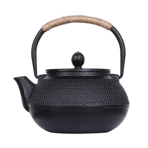 Japanese Iron Tea Pot With Stainless Steel Infuser Cast Iron Teapot Tea Kettle For Boiling Water Oolong Tea 600ML