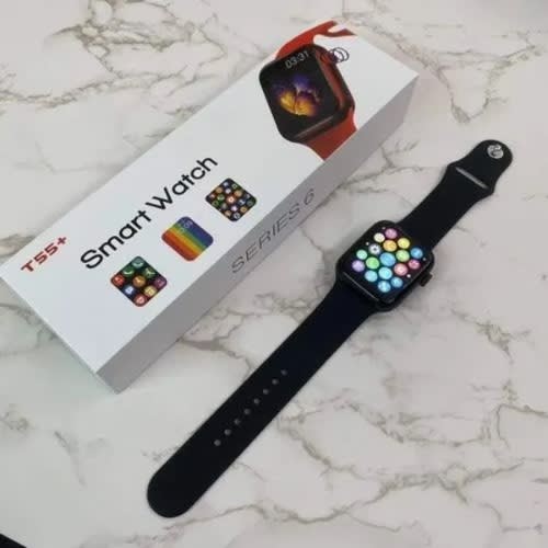 T55+ Smart Watch Series 6 Plus - Black