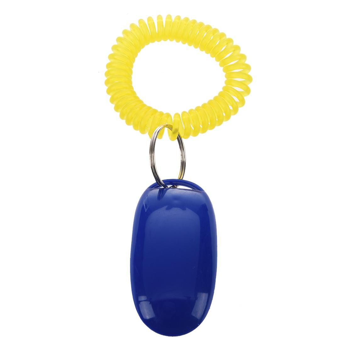 pet dog puppy training clicker with wrist strappy