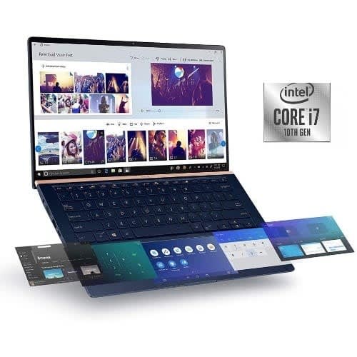 Zenbook 14 Ux434fac-ai237t Touchscreen Core I7-10510u 8GB RAM - 512GB SSD - Win10- Royal Blue