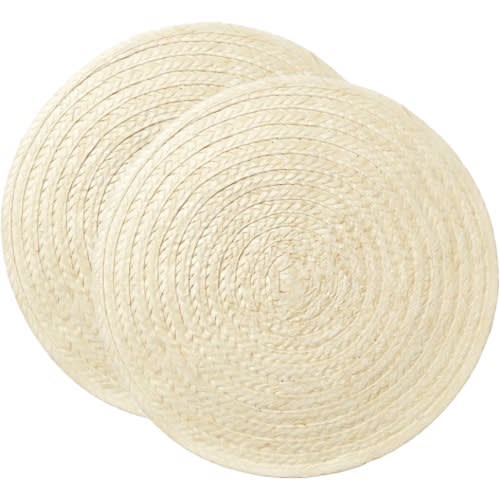 Sluten Place Mat, Palm Leaf/natural37 Cm, Biege