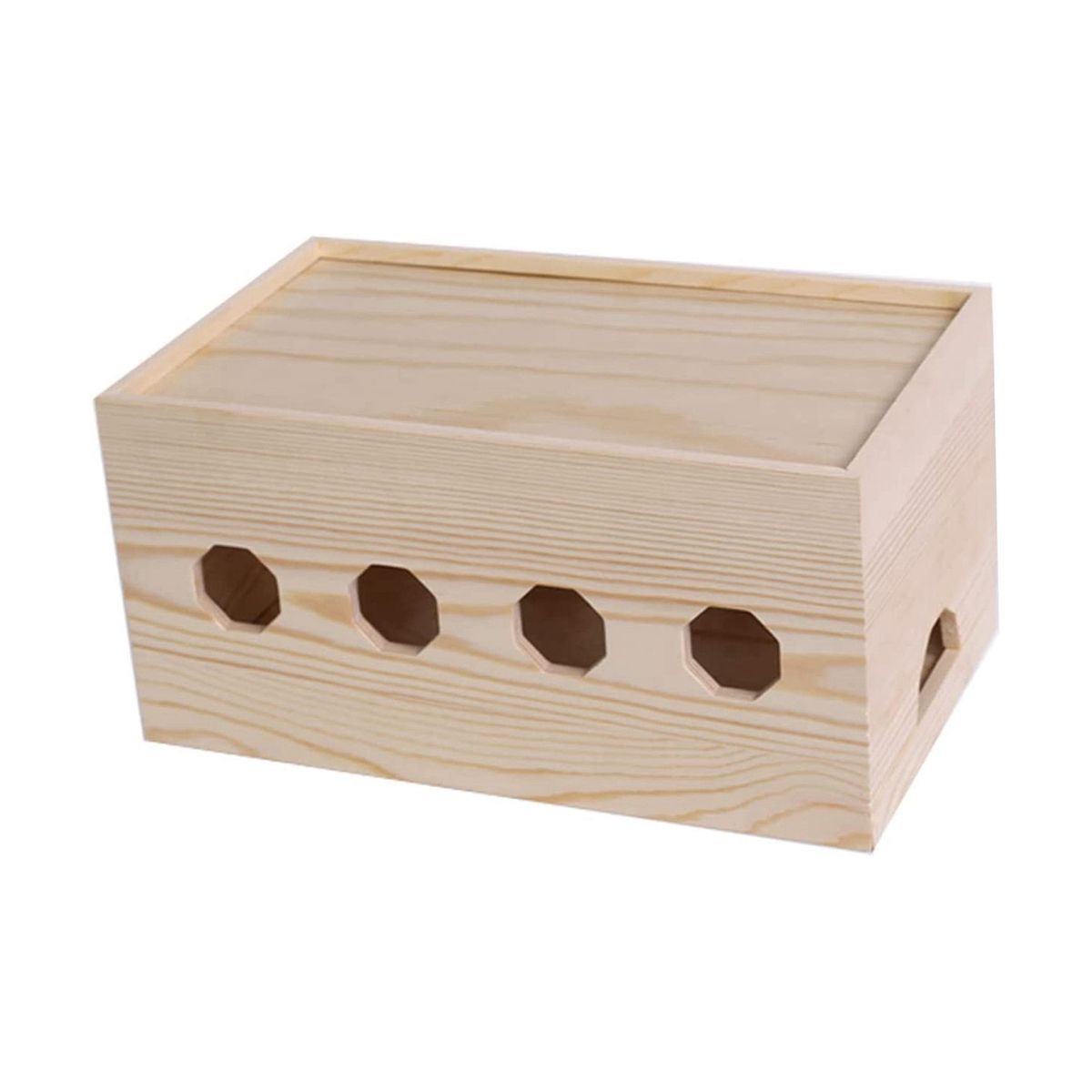 Wood Style Box,For TV, Computer Hide and Power Strip