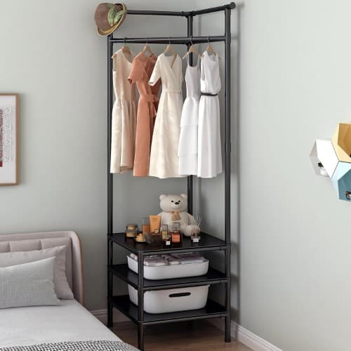 Corner Coat Rack