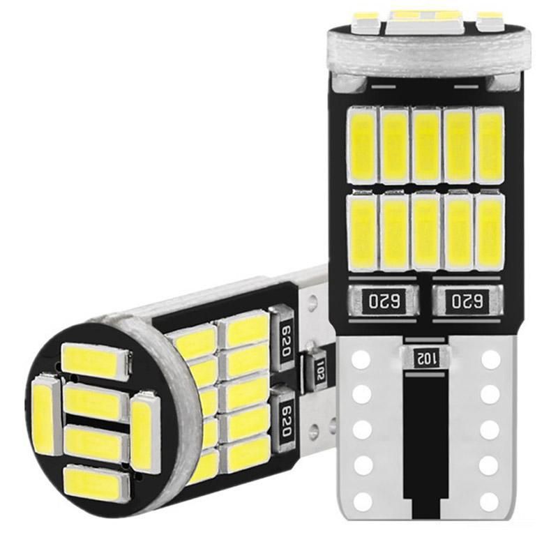 2PCS T10 W5W 194 501 Led Canbus Car Light Ice Blue