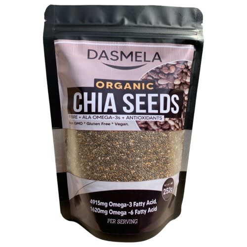 Dasmela Organic Chia Seeds - 252g