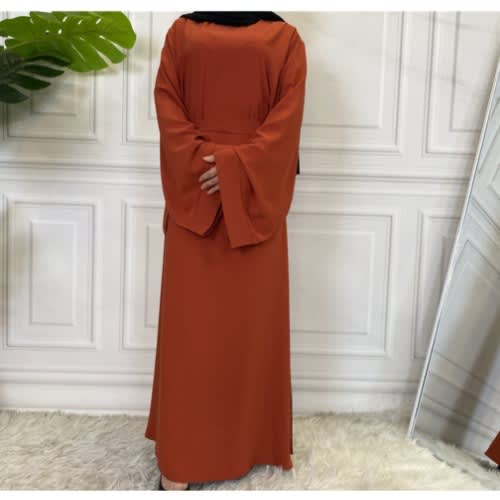 Maxi Gown For Occasions - Orange