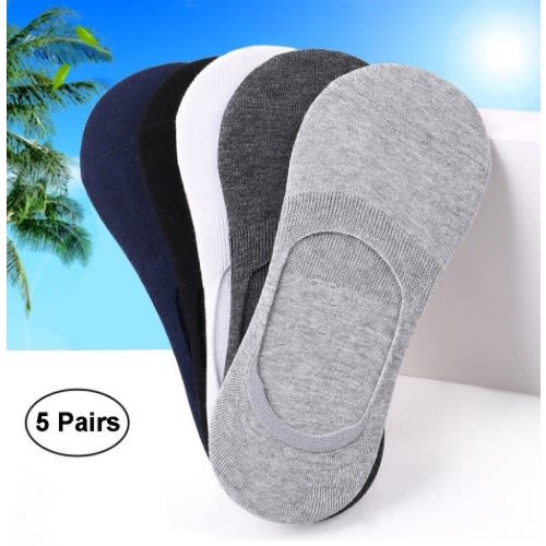 Winners Feet Invisible Socks - 5pcs