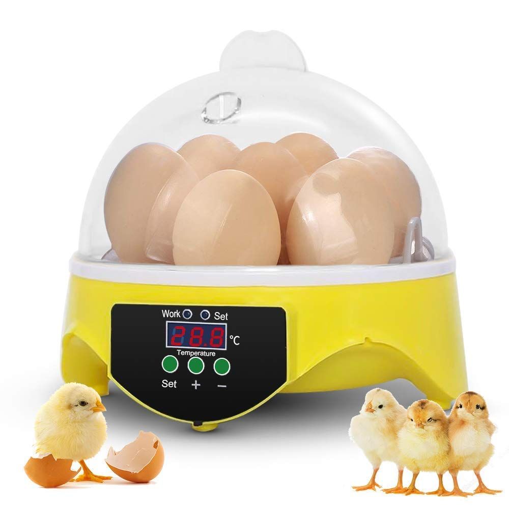 7 Eggs Poultry Hatching Machine General Digital Incubators