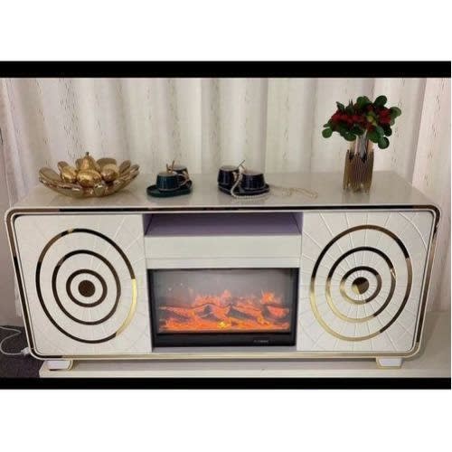 Royal Tv Stand With Drawers/Electric Fireworks