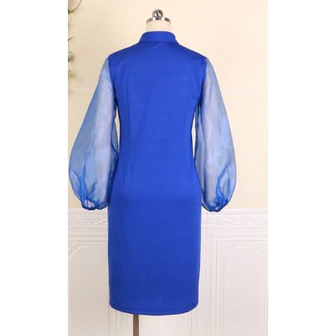 Royal Blue Shirt Dress