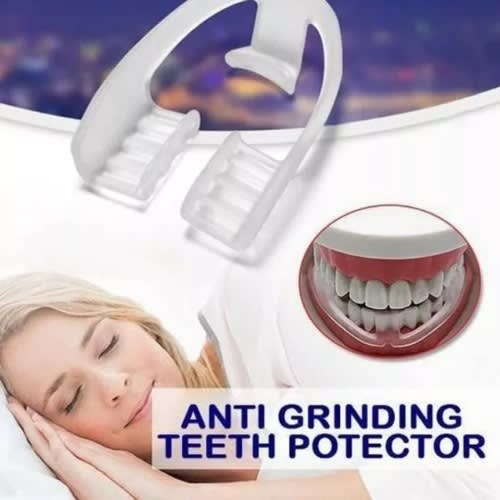 2pcs Bruxism Mouth Guard - Prevents Teeth Clenching And Grinding