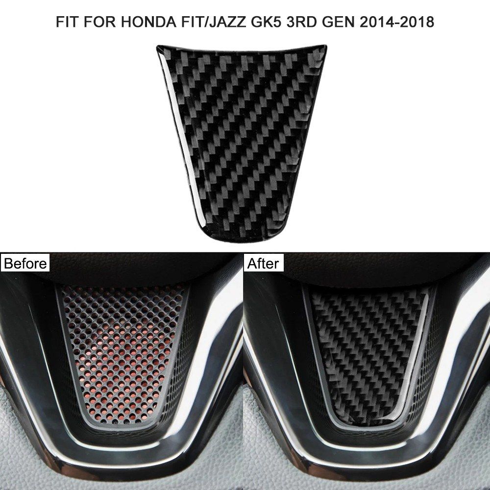 Car Steering Wheel Stickers Carbon Fiber Material Vehicle