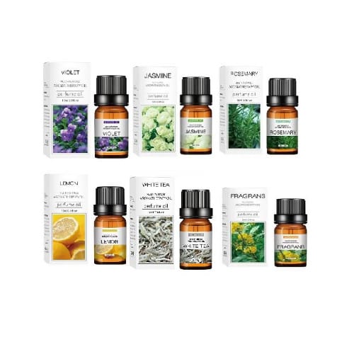 Plant Scented Diffuser Aromatherapy Oil - 10ml x 6pcs
