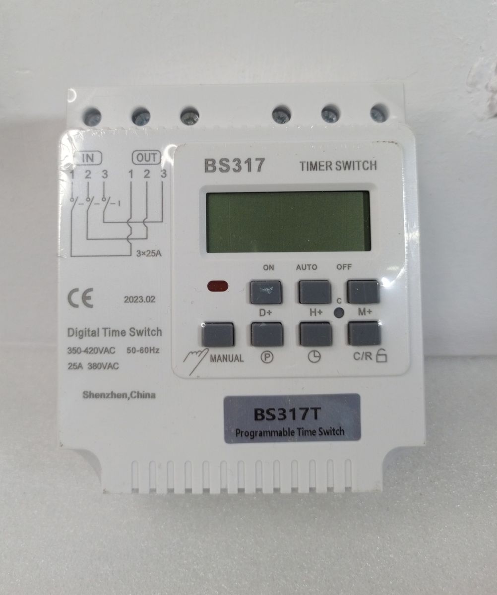 Three Phase Digital Timer Switch Automatic Relay 25A