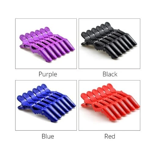 Professional Crocodile Clips - 6Pieces X 4Sets