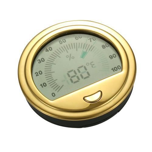 Round Cigar Hygrometer For Humidor Portable Accurate Cigar Humidor Hygrometer Accurate Cigar Case Humidity Tester